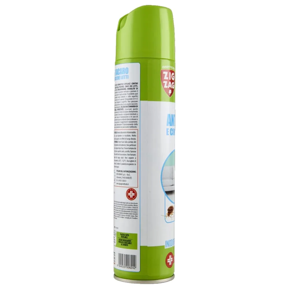 Zig Zag Spray Anti Acaro acaricida spray 300 ml inodore