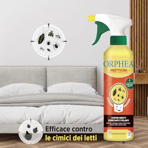 Orphea Insetticida Spray Ampio Spettro 500 ml Piretrine Naturali