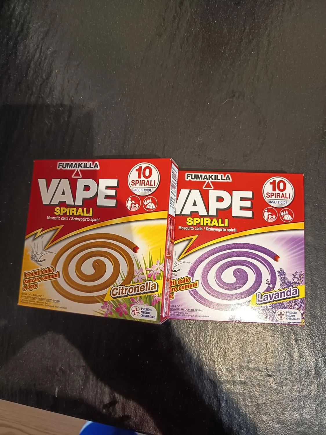 Vape Spirali Profumate Assortite antizanzare 3 pezzi
