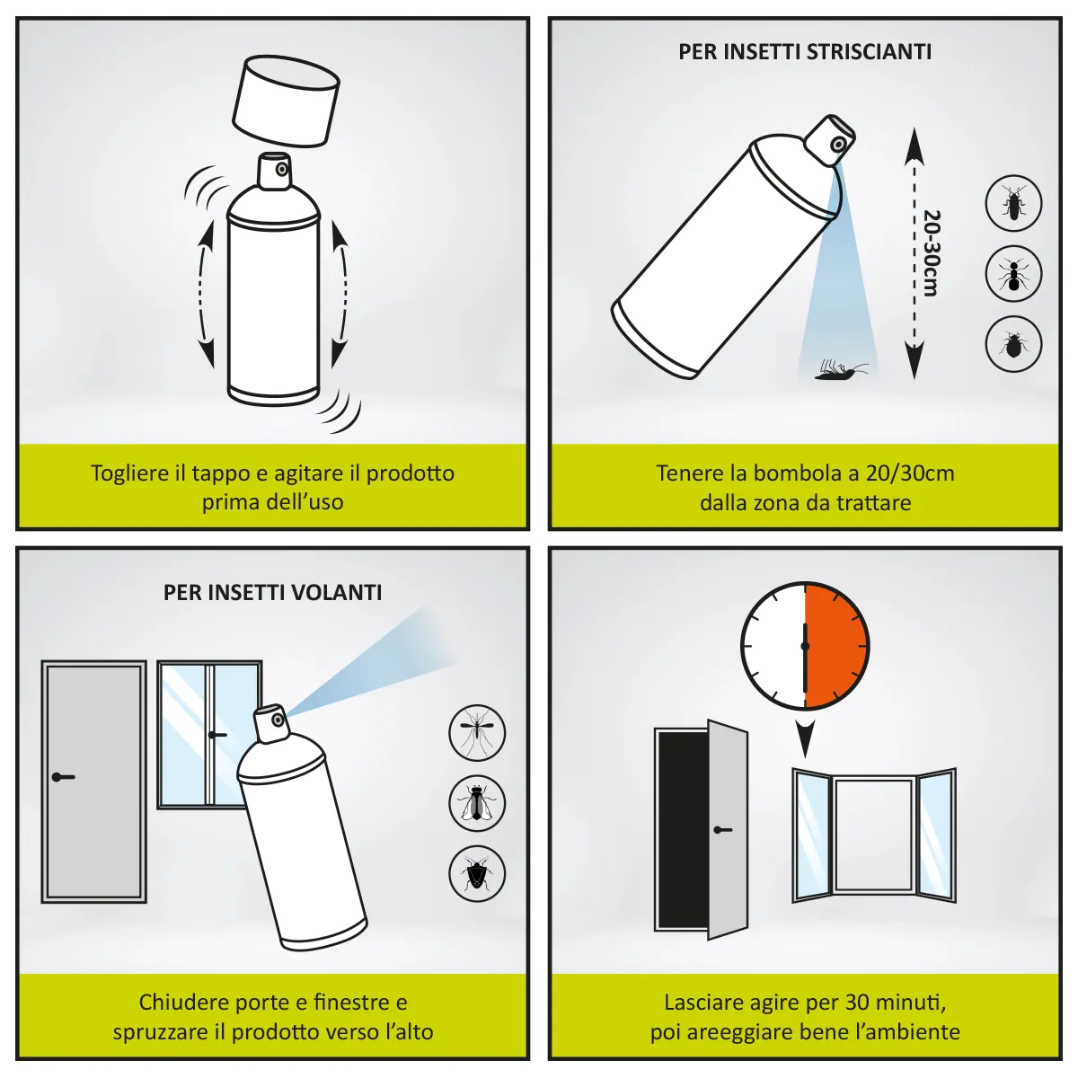 Piccio-NO! Zanza Party Spray Antizanzare 600 ml Effetto 10 Minuti