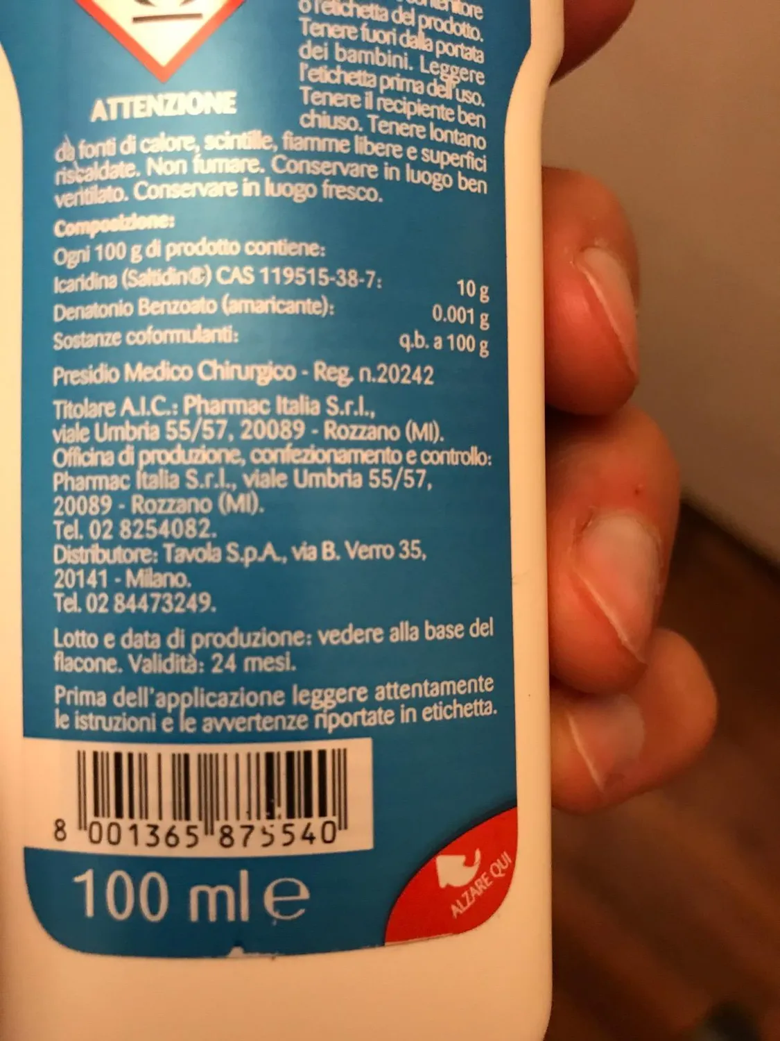 Orphea Inodore Lozione Insettorepellente 100ml