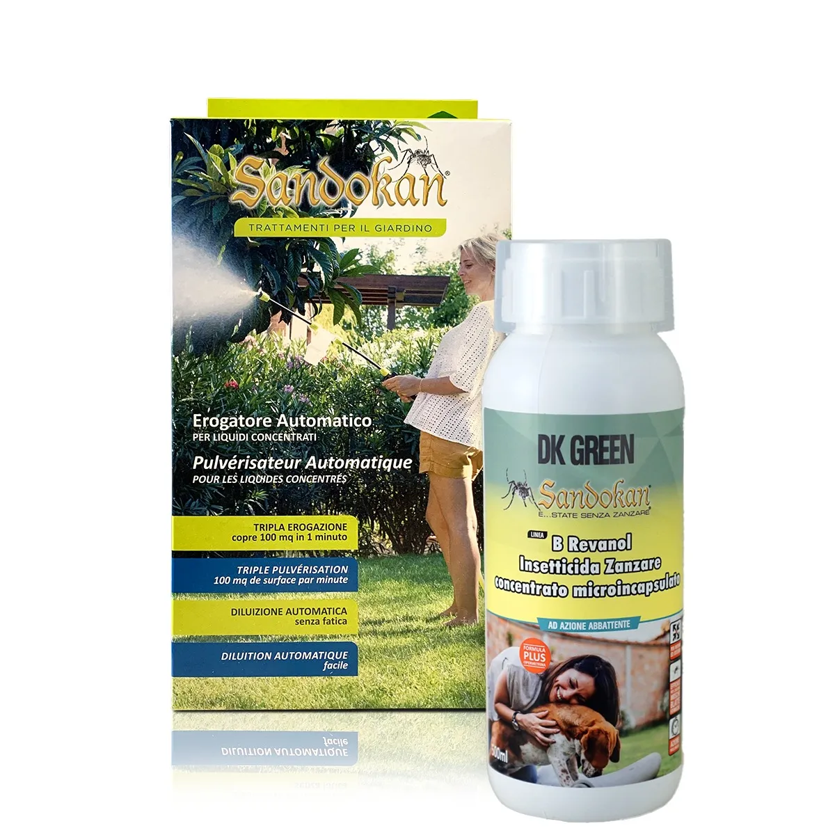 Piccio-NO! B Revanol Kit Erogatore Automatico + 500 ml da Giardino