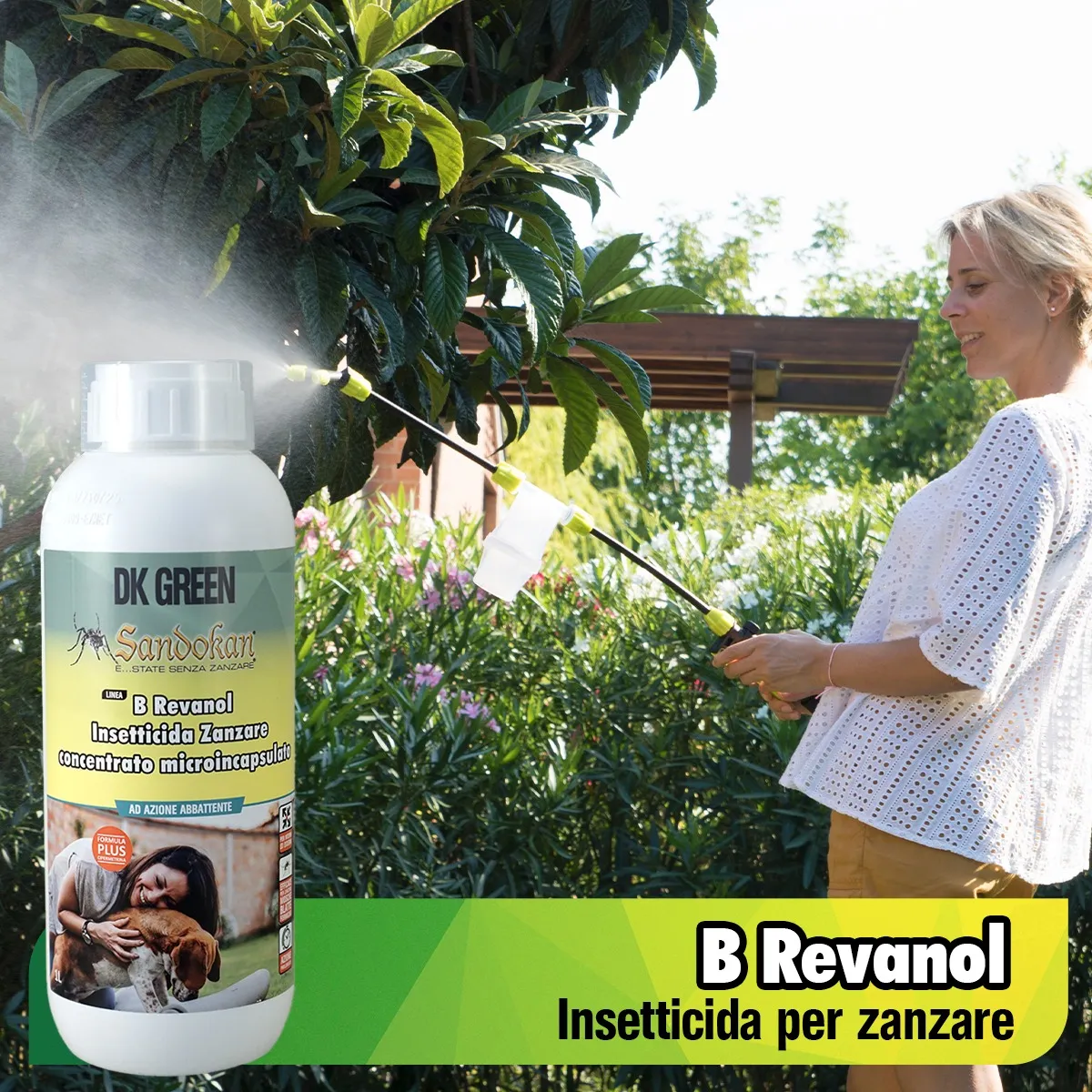 Piccio-NO! B Revanol Kit Erogatore Automatico + 500 ml da Giardino