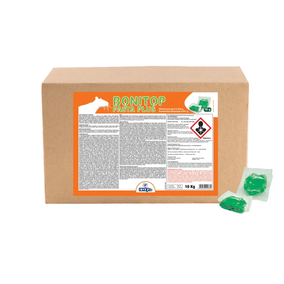 Tathrin Bonitop Pasta Plus esca topi bustine 10 g