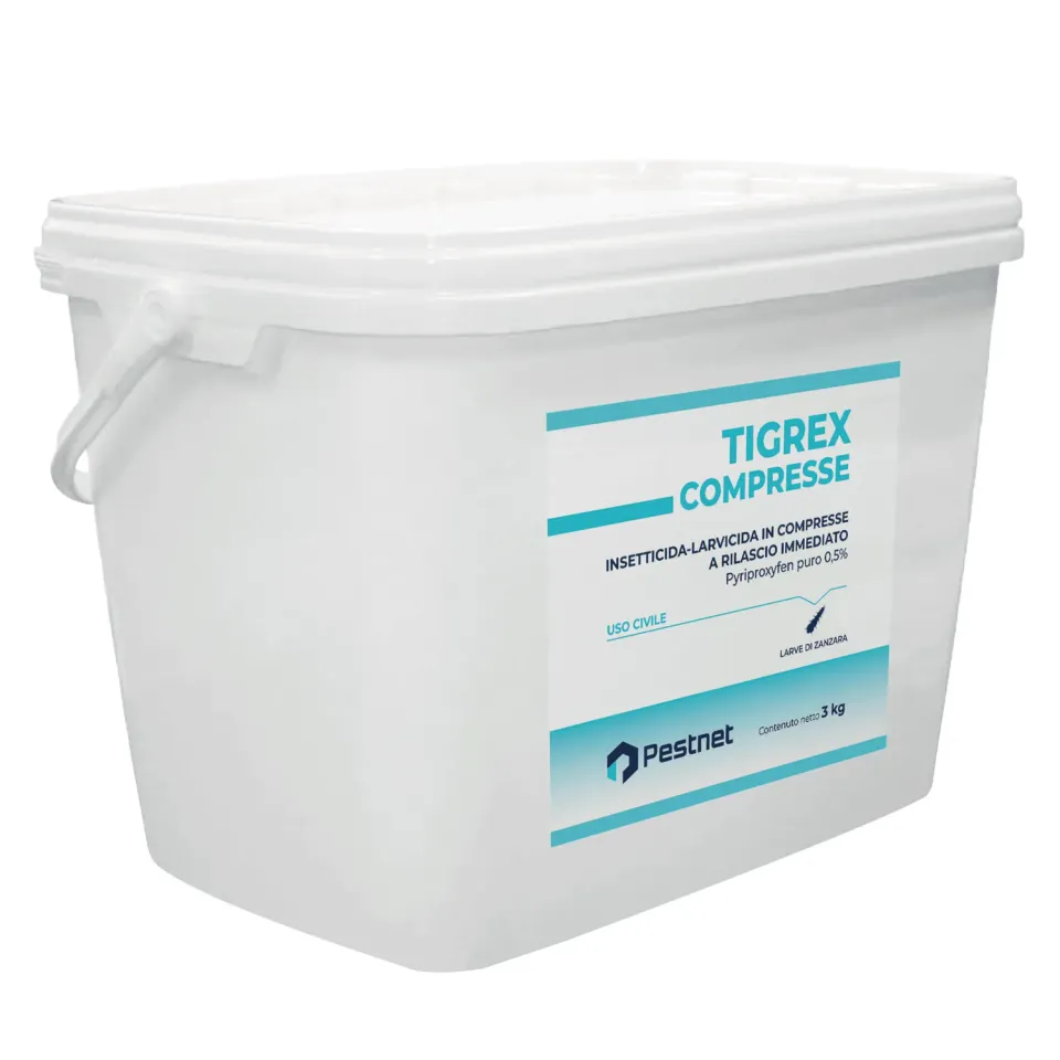 Tathrin Tigrex compresse insetticida larvicida tombini