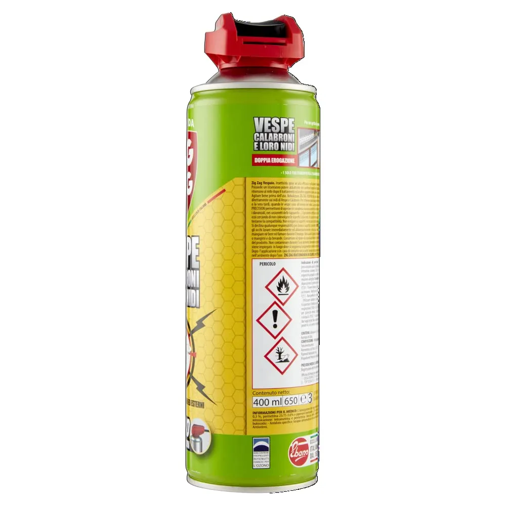 ZigZag Vespaio insetticida spray vespe e calabroni 400 ml