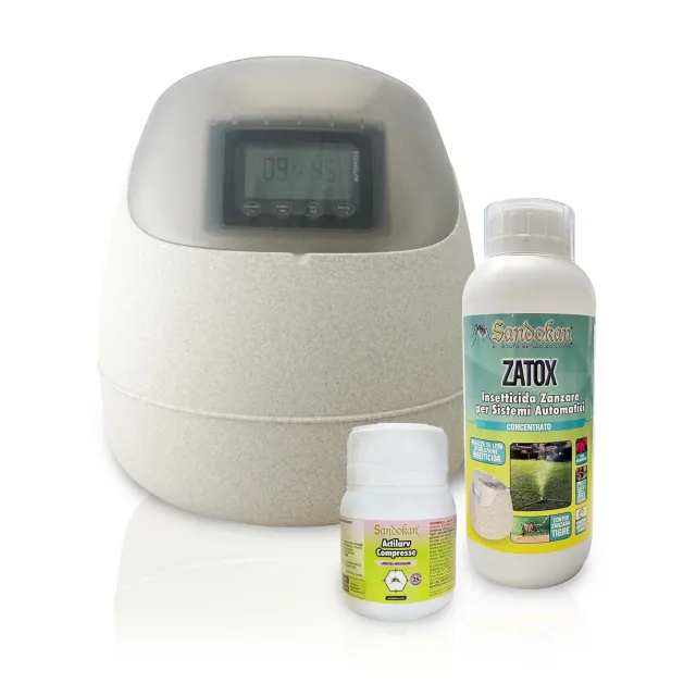 Sandokan Automizer 12V impianto giardino 1000 mq insetticida