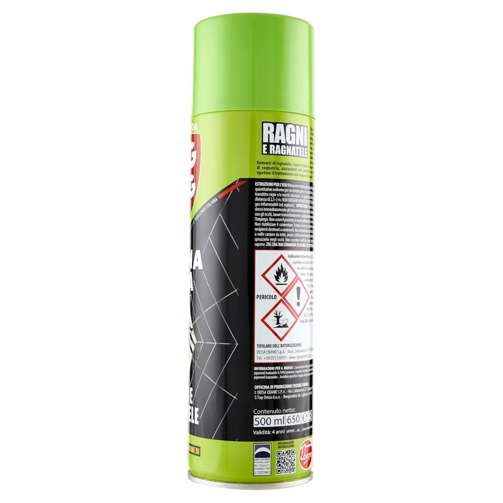 ZigZag Magnatela insetticida spray anti ragni flacone 500 ml