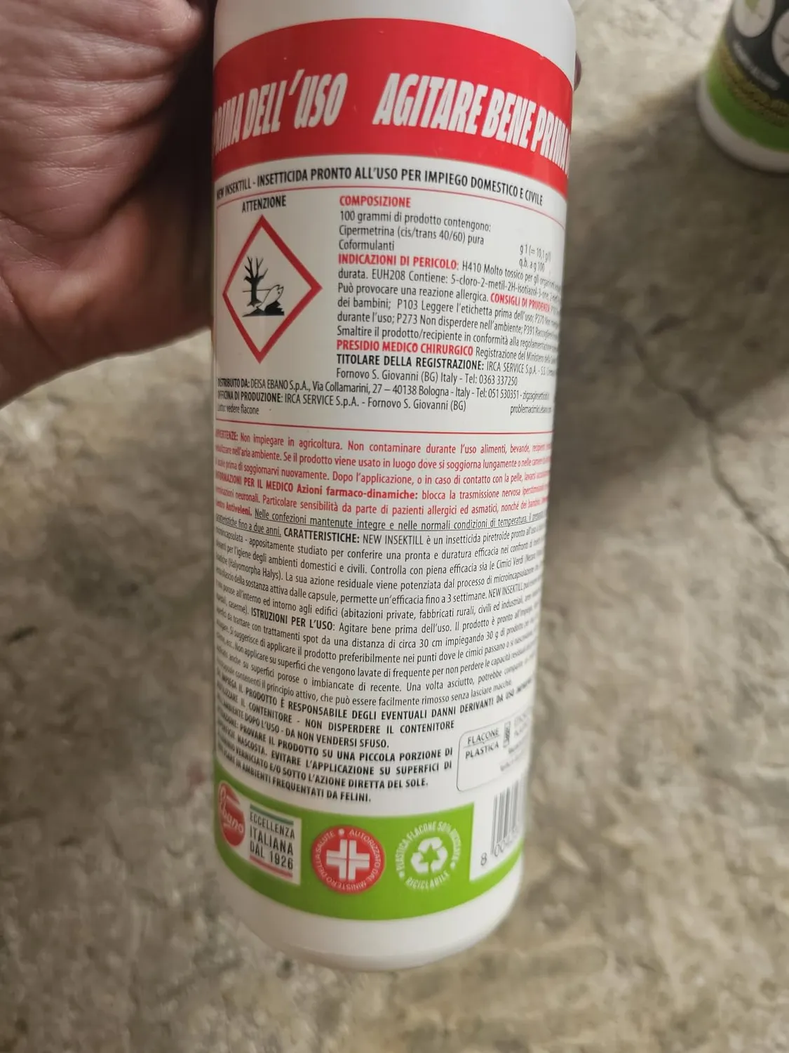 ZigZag Cimici Insetticida Microincapsulato 3x500 ml Azione Residuale