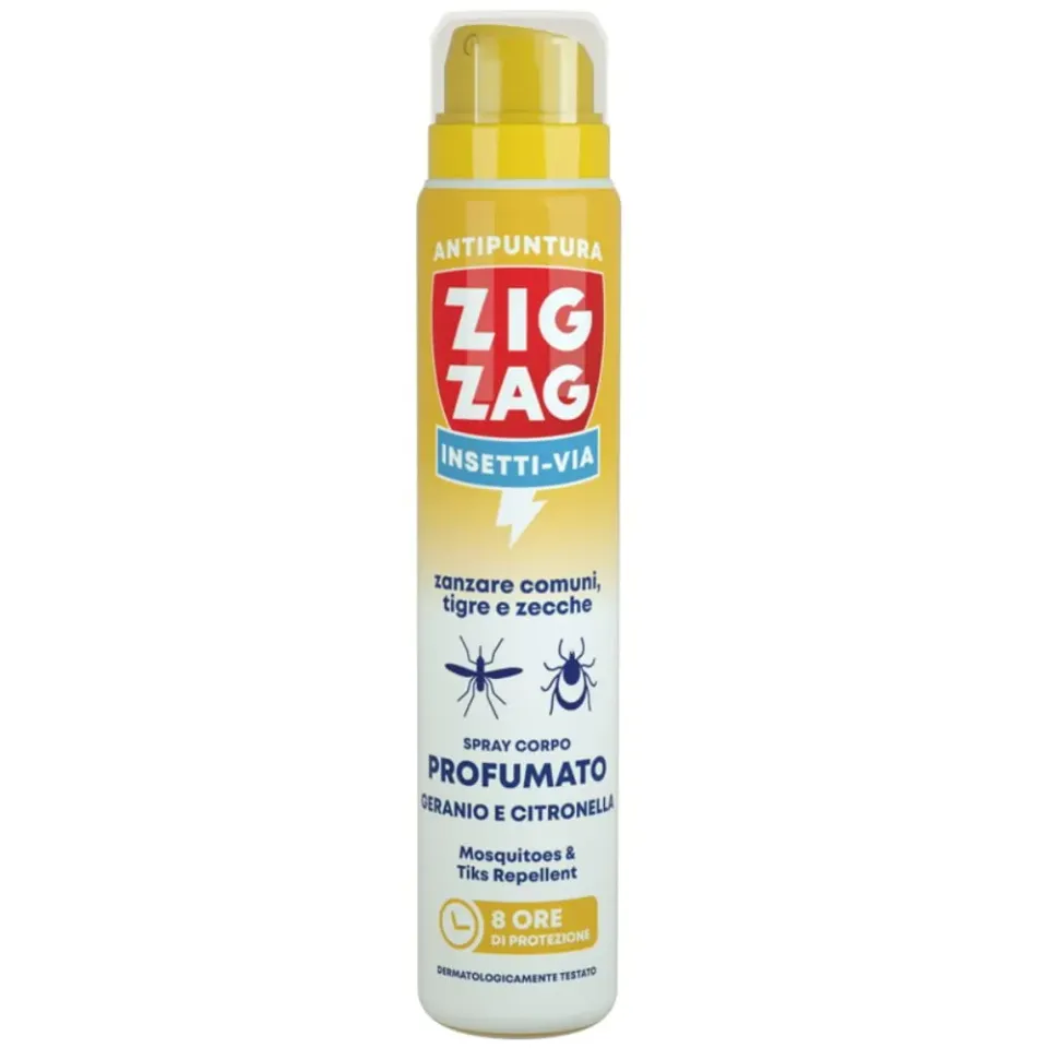 Zig Zag 739 Spray Repellente Corpo 100 ml Geranio