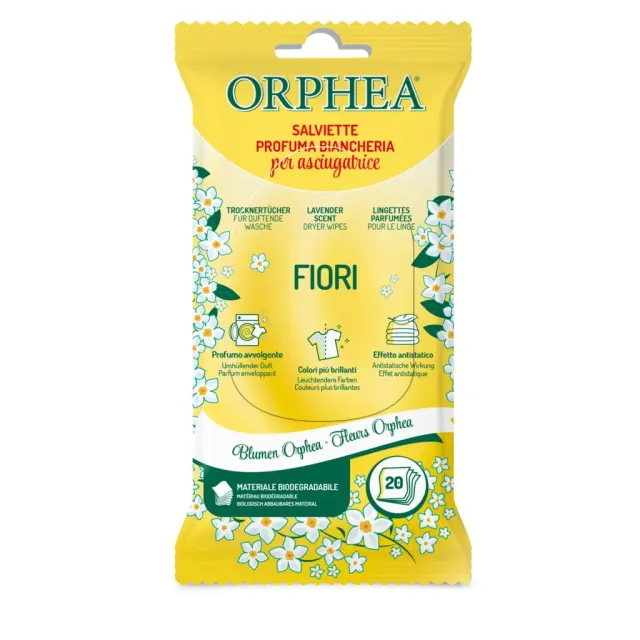 Orphea Salvalana foglietti profumabiancheria 80 g fiori
