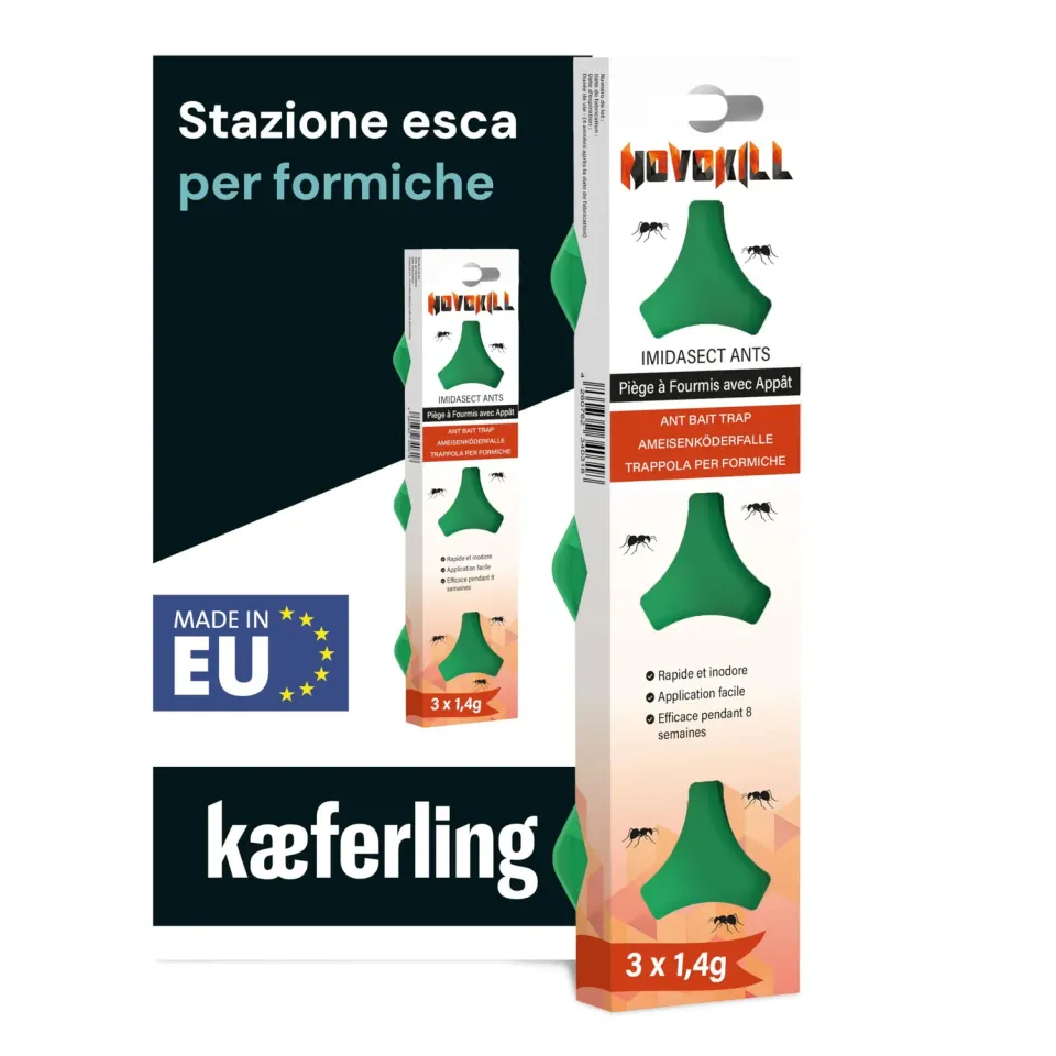 Novokill trappole per formiche veleno 3 pezzi