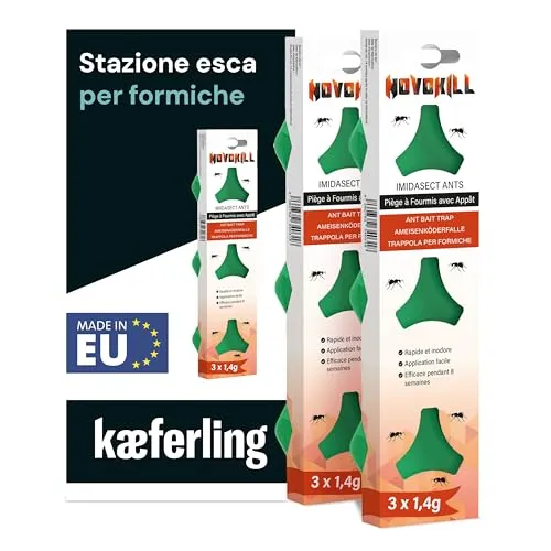 Novokill Trappole Formiche esca 6 pz esterno