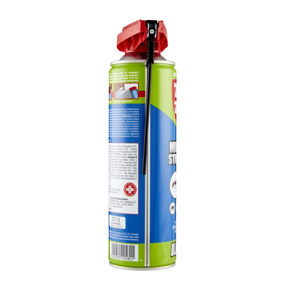 ZigZag Formiche e Scarafaggi Insetticida Spray 500 ml Doppia Erogazione