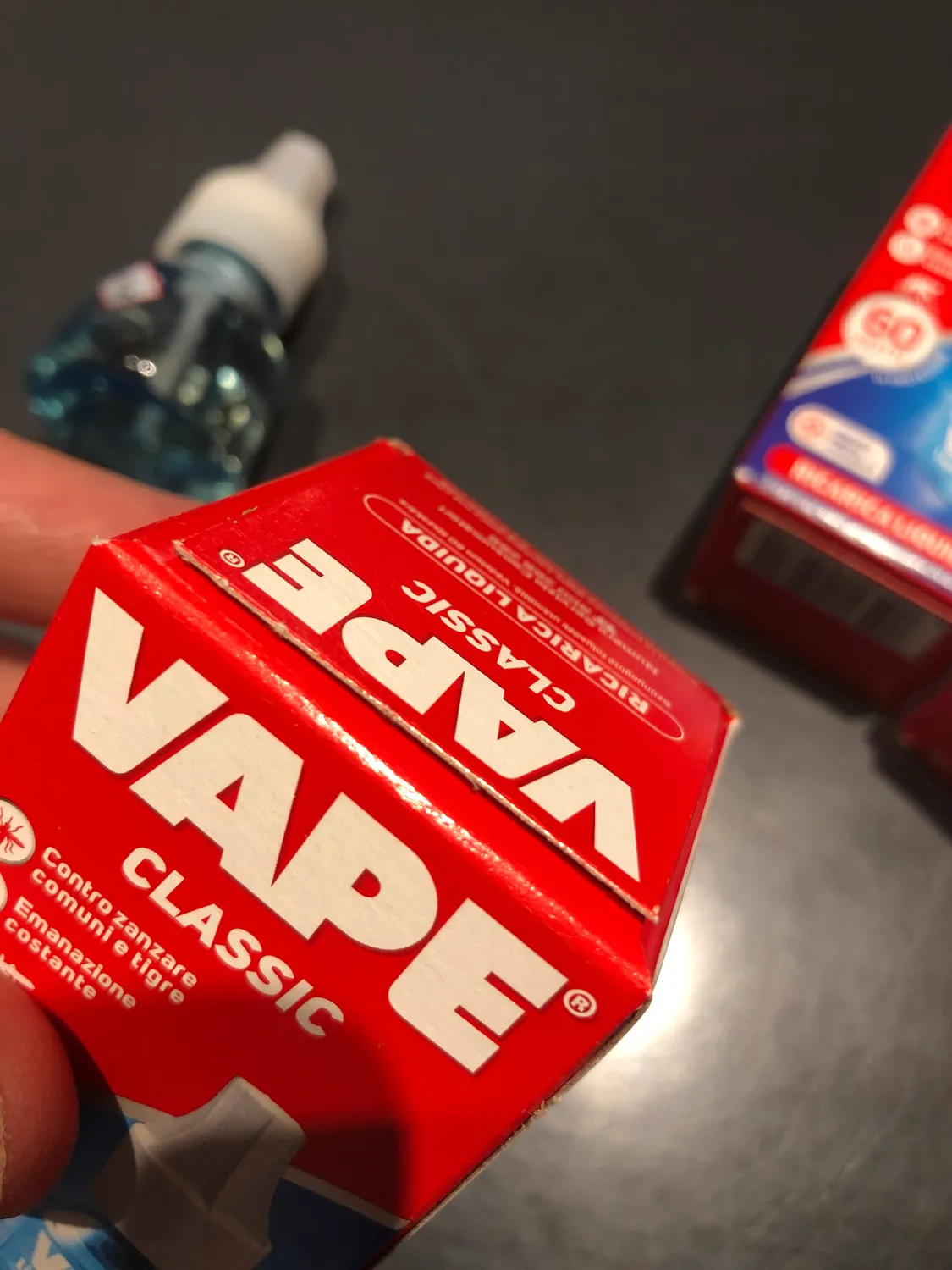 Vape Classic ricarica liquida antizanzare 4 pezzi profumo classico