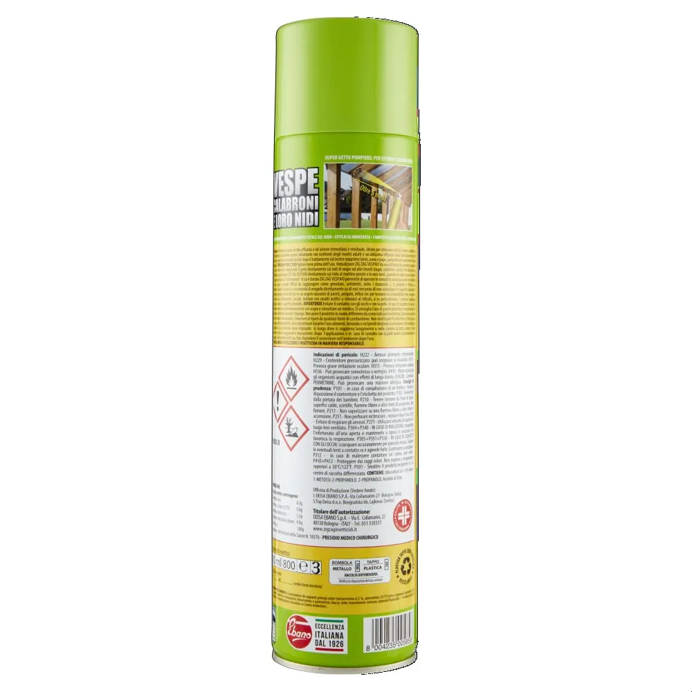 Zig Zag Vespaio Power spray vespe 600ml lunga gittata