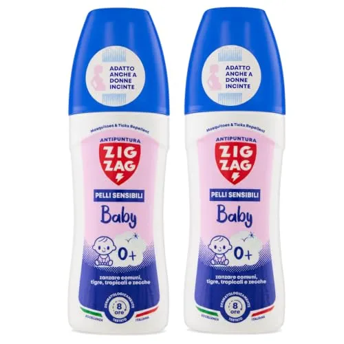 ZigZag spray antizanzare bambini 2x100 ml pelli sensibili