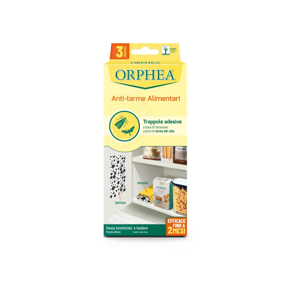 Orphea Antitarme Alimentare trappole 3 pz inodore