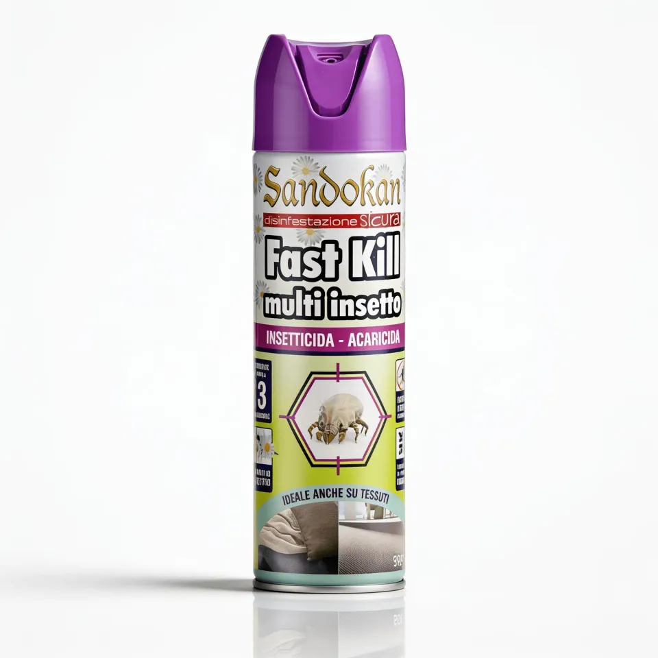 Piccio-NO! Fast Kill Insetticida Spray 500 ml Piretro