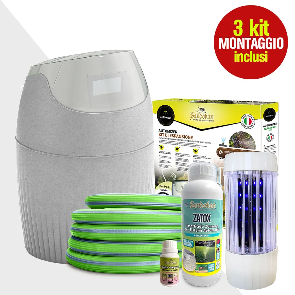 Sandokan Automizer Professional kit 40L 600-900mq insetticida