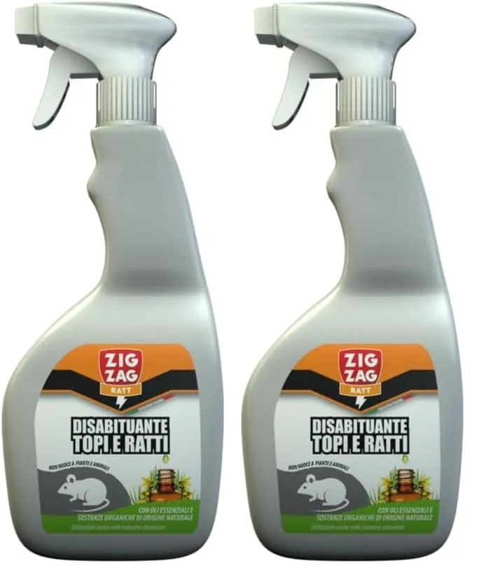 Zig Zag Ratt Disabituante Topi e Ratti Spray 750 ml