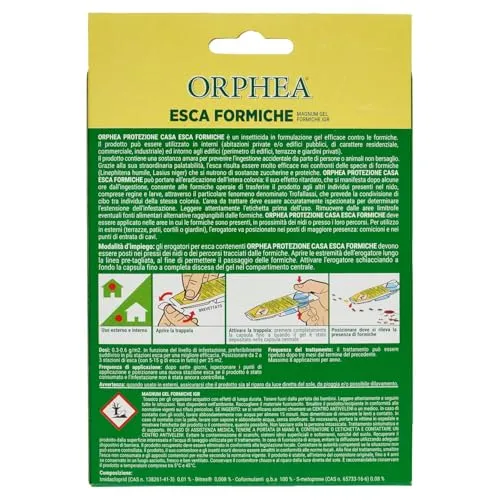 Orphea Protezione Casa Esca Formiche Gel Bipack 4 Mesi