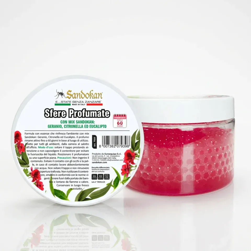 Sandokan sfere acqua antizanzare 300 ml citronella