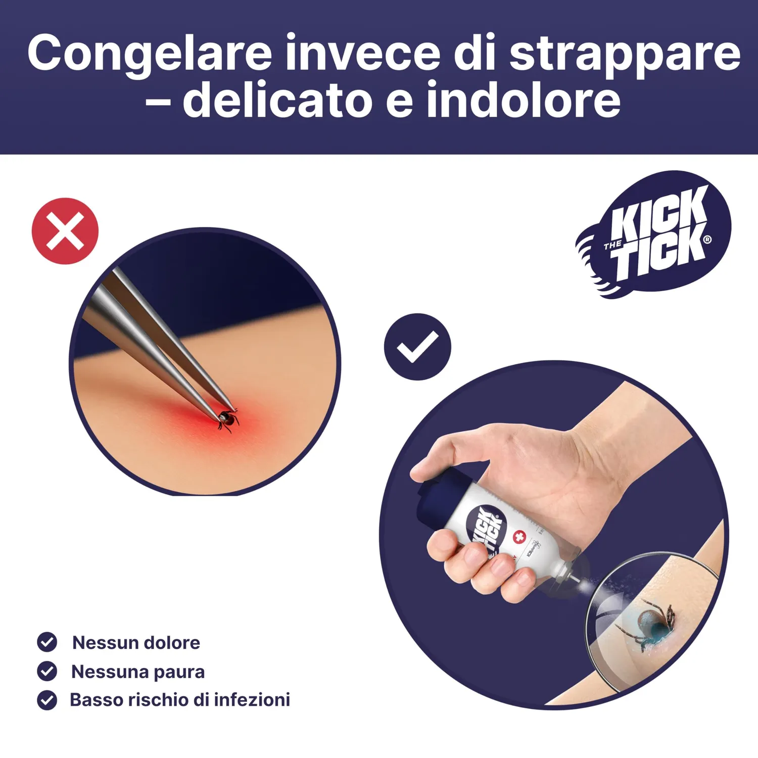 Novokill Kick The Tick Kit Antizecche spray 9 ml + pinza
