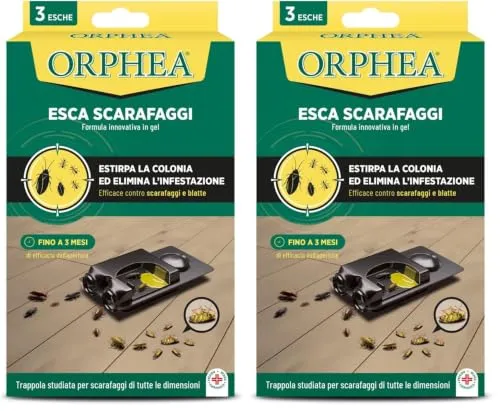 Orphea Esca Scarafaggi Gel Blatte 3 pz colonia