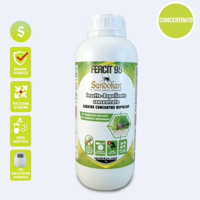 Piccio-NO! Insetto Repellente zanzare concentrato 1L eucalipto