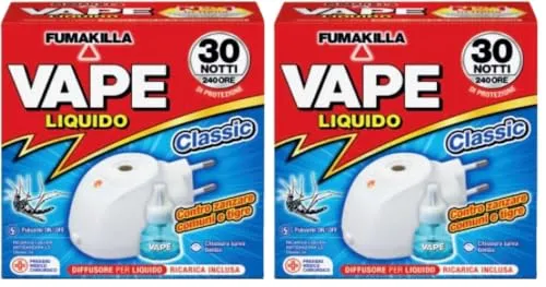 Vape Classic diffusore + ricarica liquida 15ml 30 notti