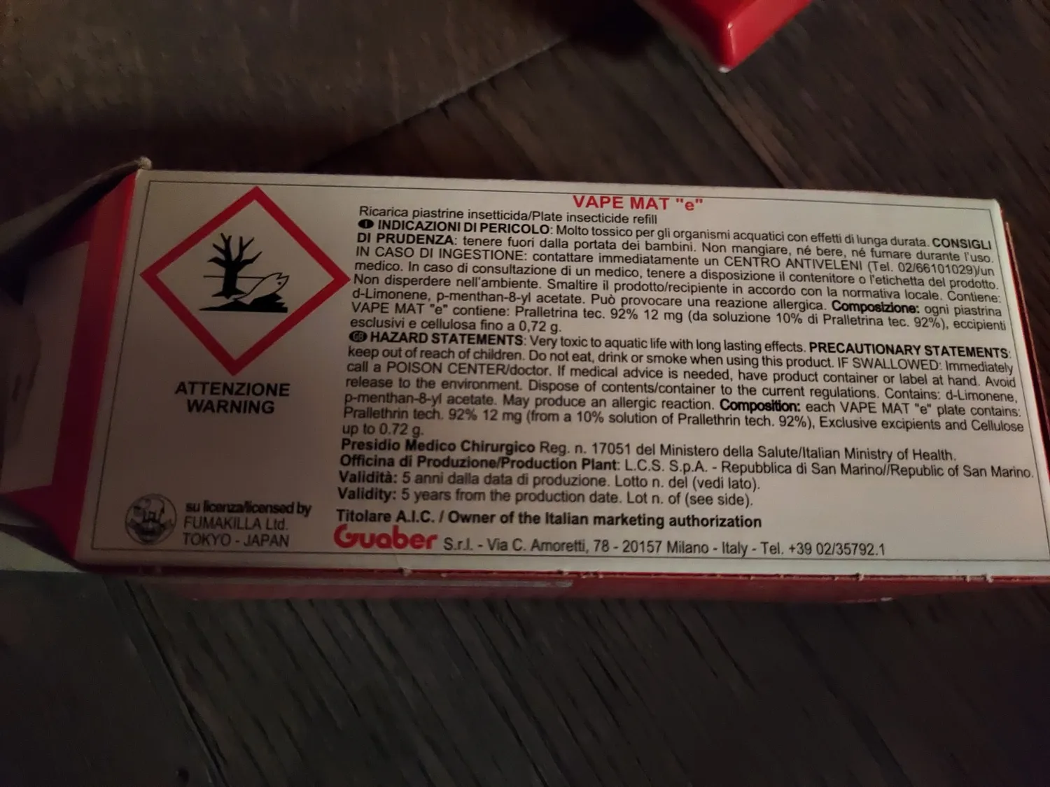 Vape Mat e piastrine zanzare 30 pezzi 12 ore