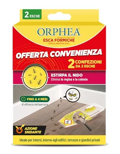 Orphea Protezione Casa Esca Formiche Gel Bipack 4 Mesi