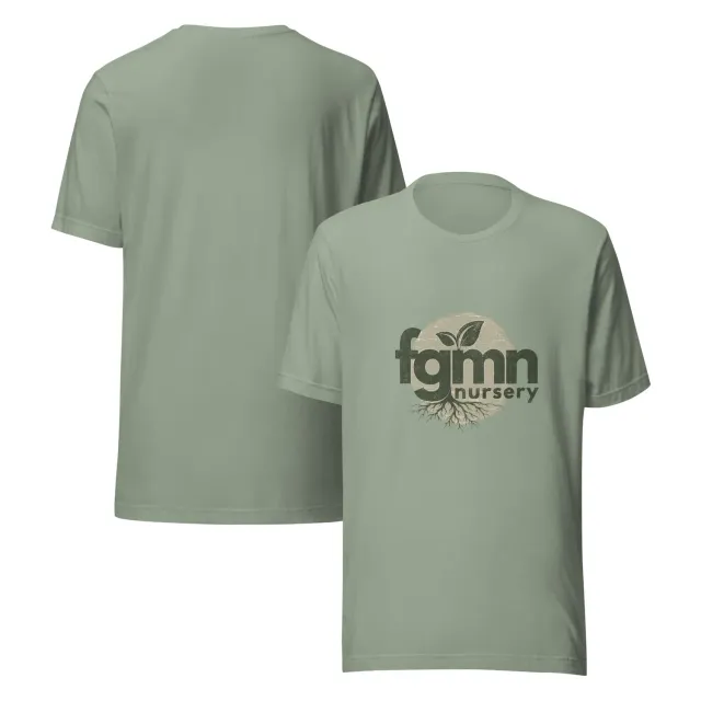 FGMN Originals t-shirt unisex cotone leggera salvia