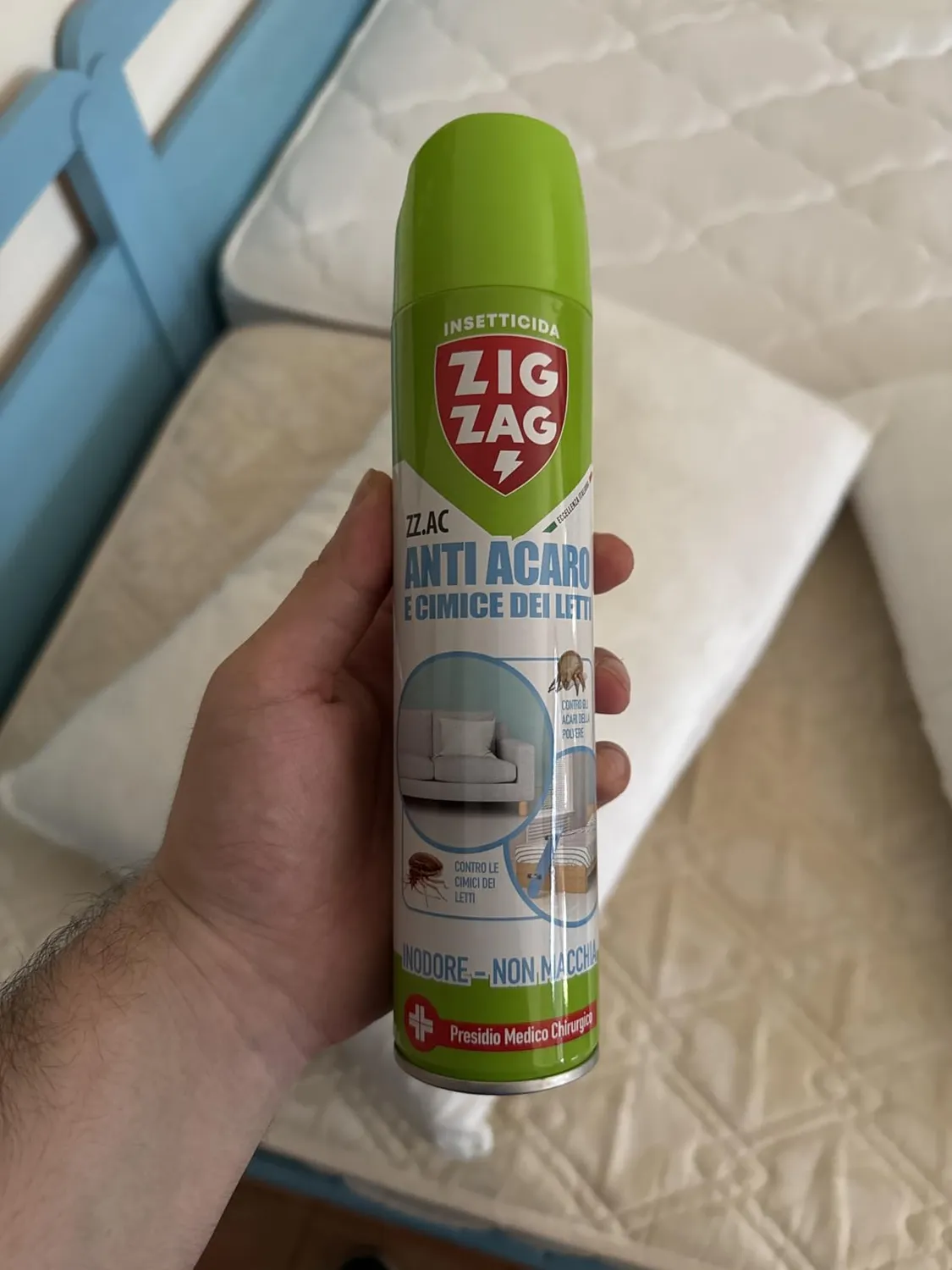 Zig Zag Spray Anti Acaro acaricida spray 300 ml inodore