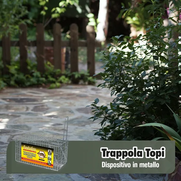 Sandokan Trappola topi meccanica metallo 20x10x11 cm