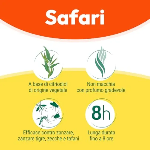 Orphea Safari spray repellente zanzare zecche 100 ml Citriodiol