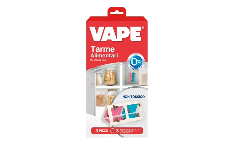 Vape Tarme Alimentari trappole 3 pezzi efficaci 3 mesi