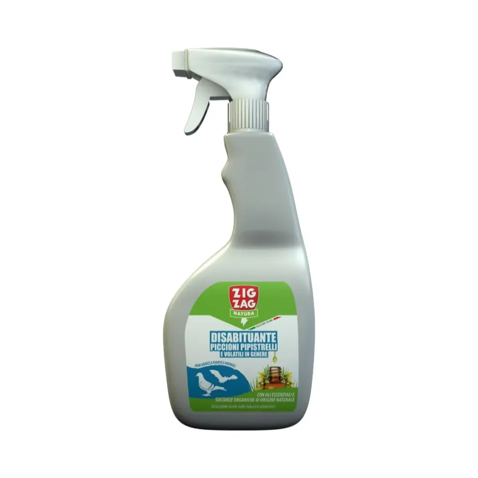 ZigZag Disabituante Piccioni e Pipistrelli Spray 750 ml Oli Essenziali
