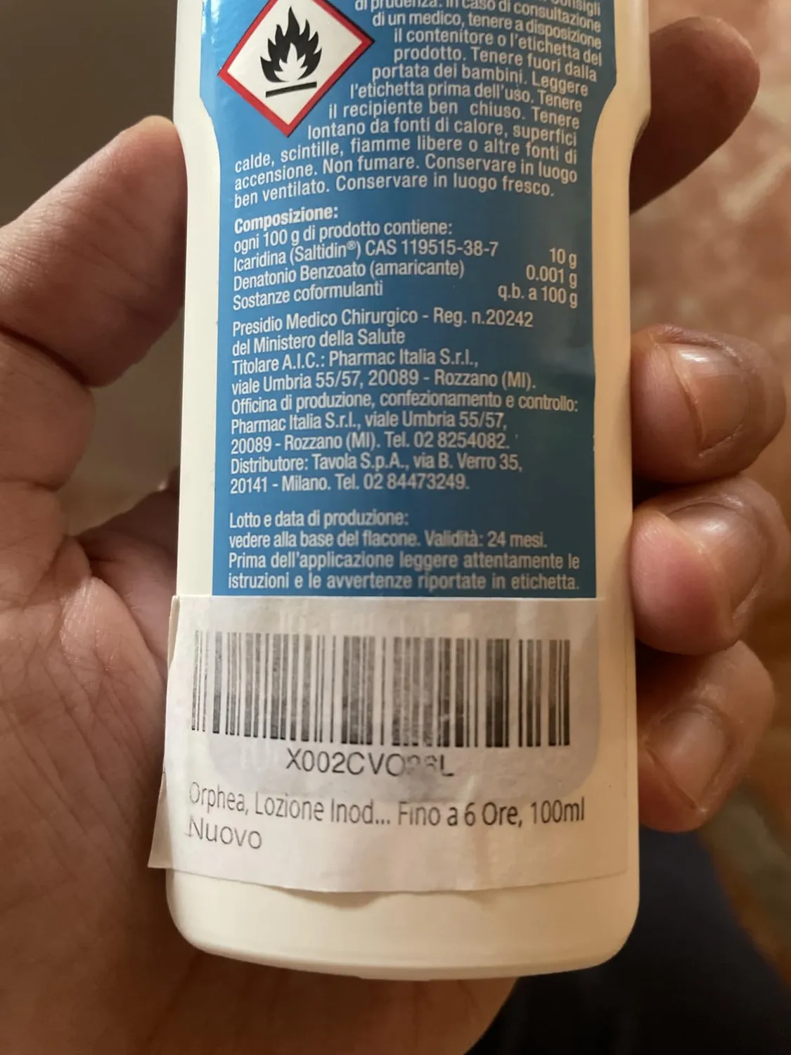 Orphea Inodore Lozione Insettorepellente 100ml