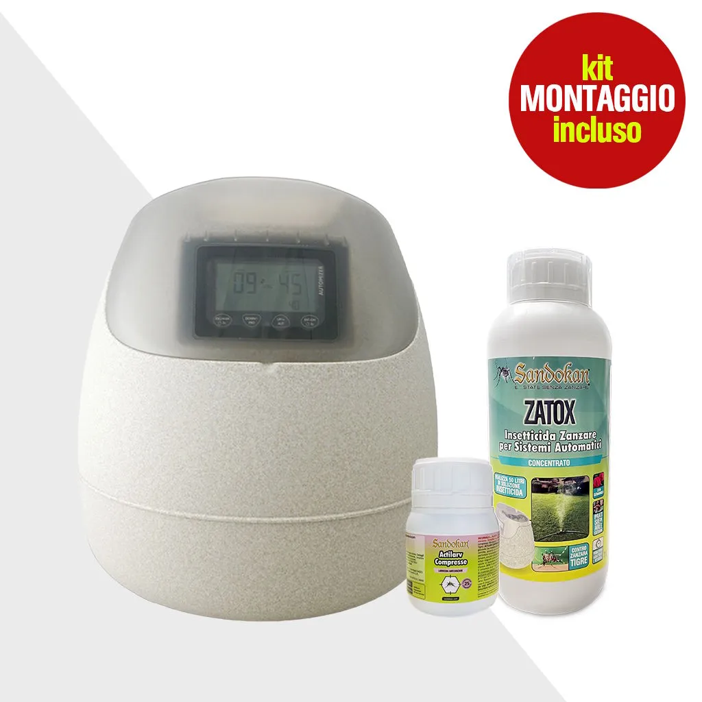 Sandokan Automizer 12V impianto giardino 1000 mq insetticida
