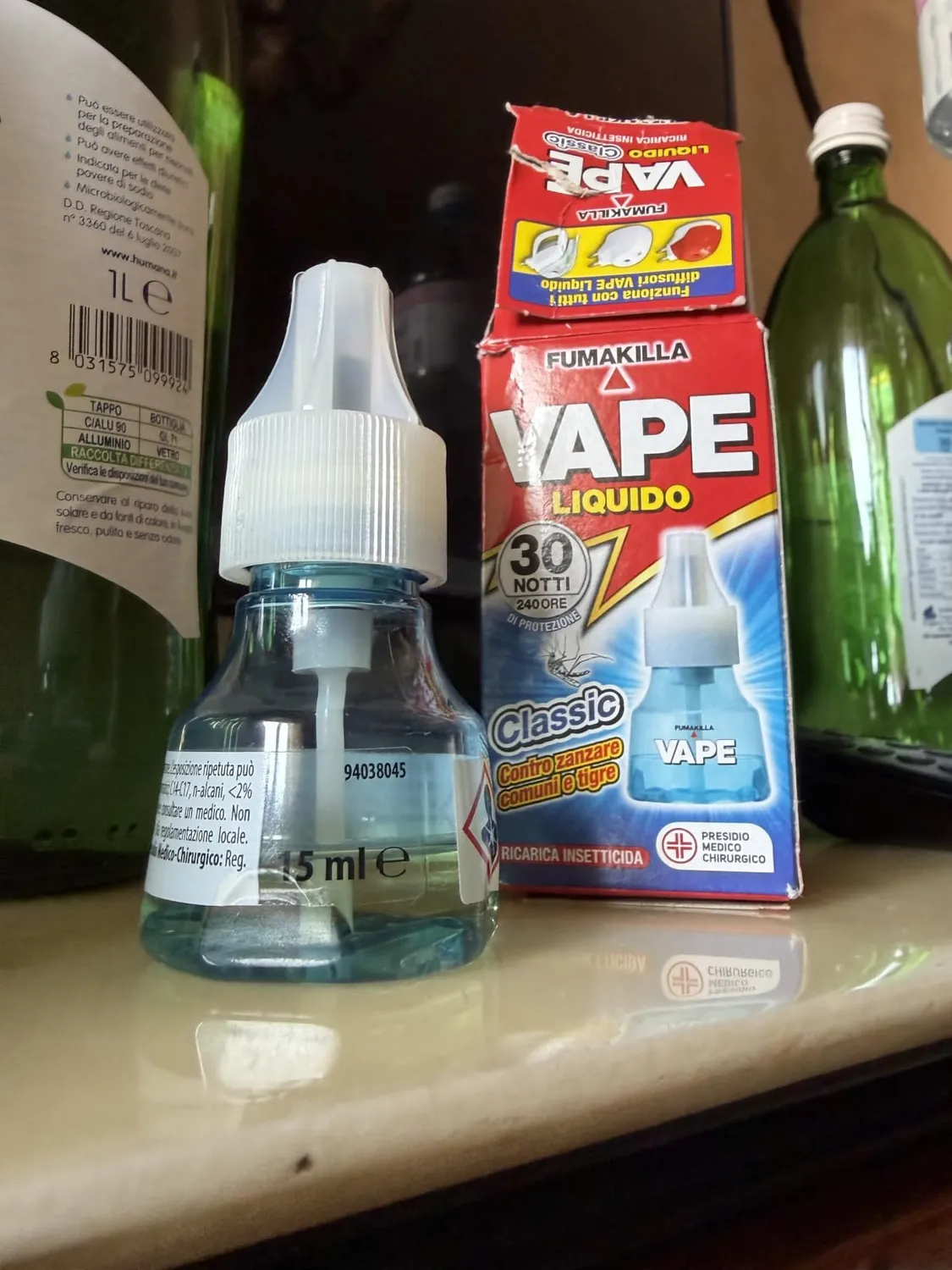 Vape Classic ricarica liquida 15ml 30 notti 240 ore