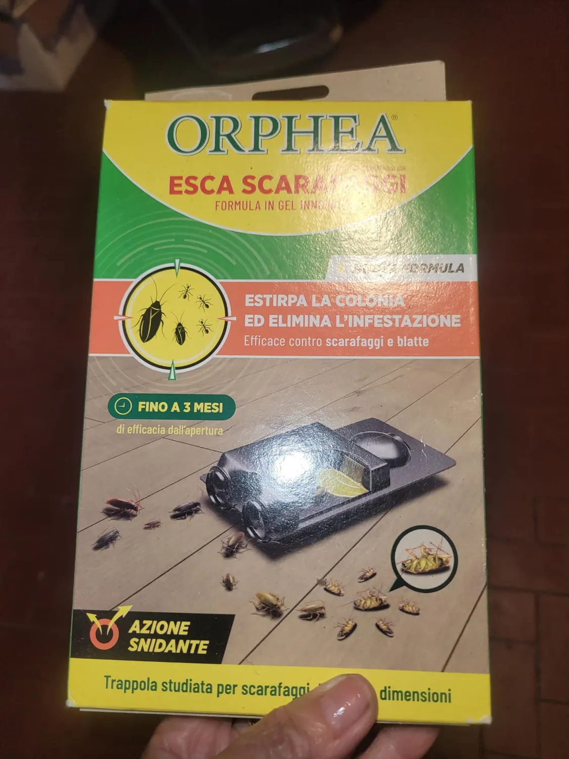 Orphea Esca Scarafaggi Gel Blatte 3 pz colonia