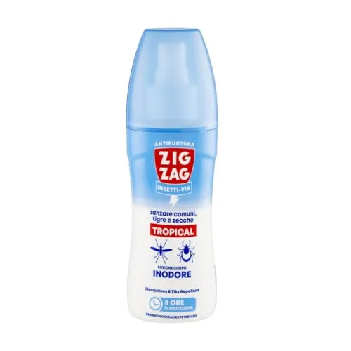 ZigZag Family Insettivia Tropical lozione antizanzare 100 ml DEET 20%