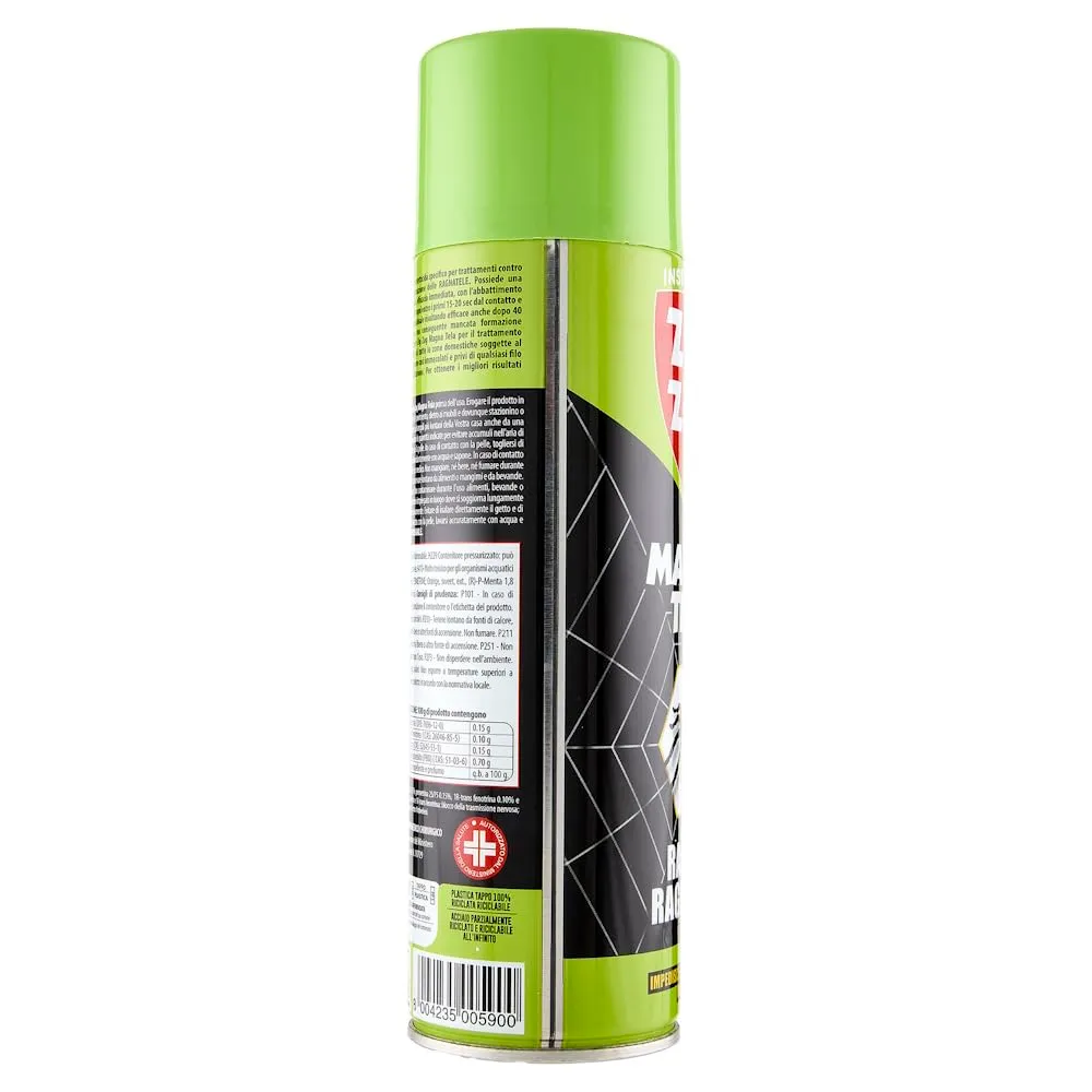ZigZag Magnatela insetticida spray anti ragni flacone 500 ml