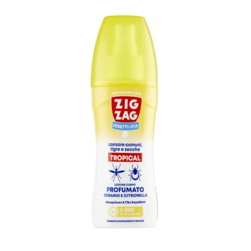 ZigZag Lozione Antizanzare Geranio Citronella 100 ml