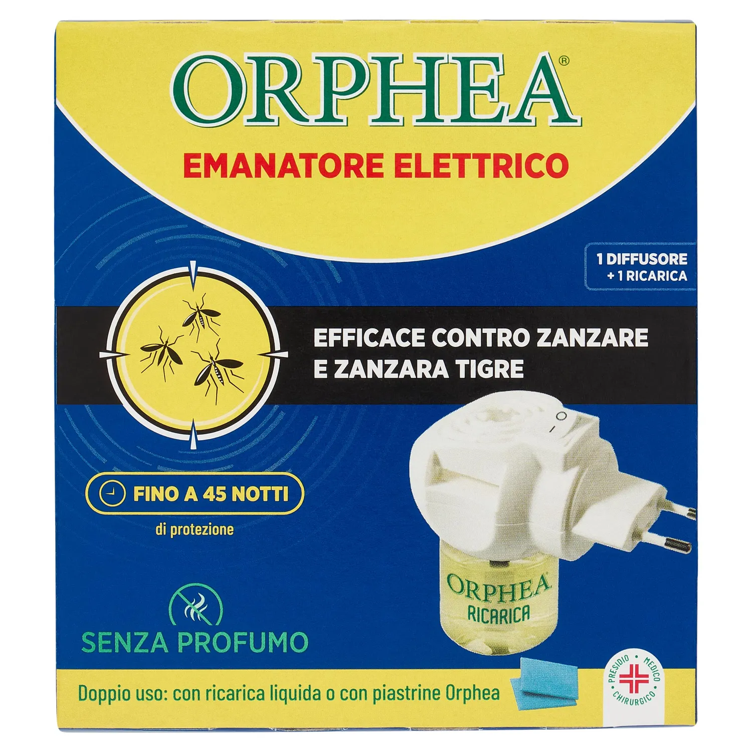 Orphea Protezione Giorno e Notte Piastrine Eucalipto 30 Pezzi