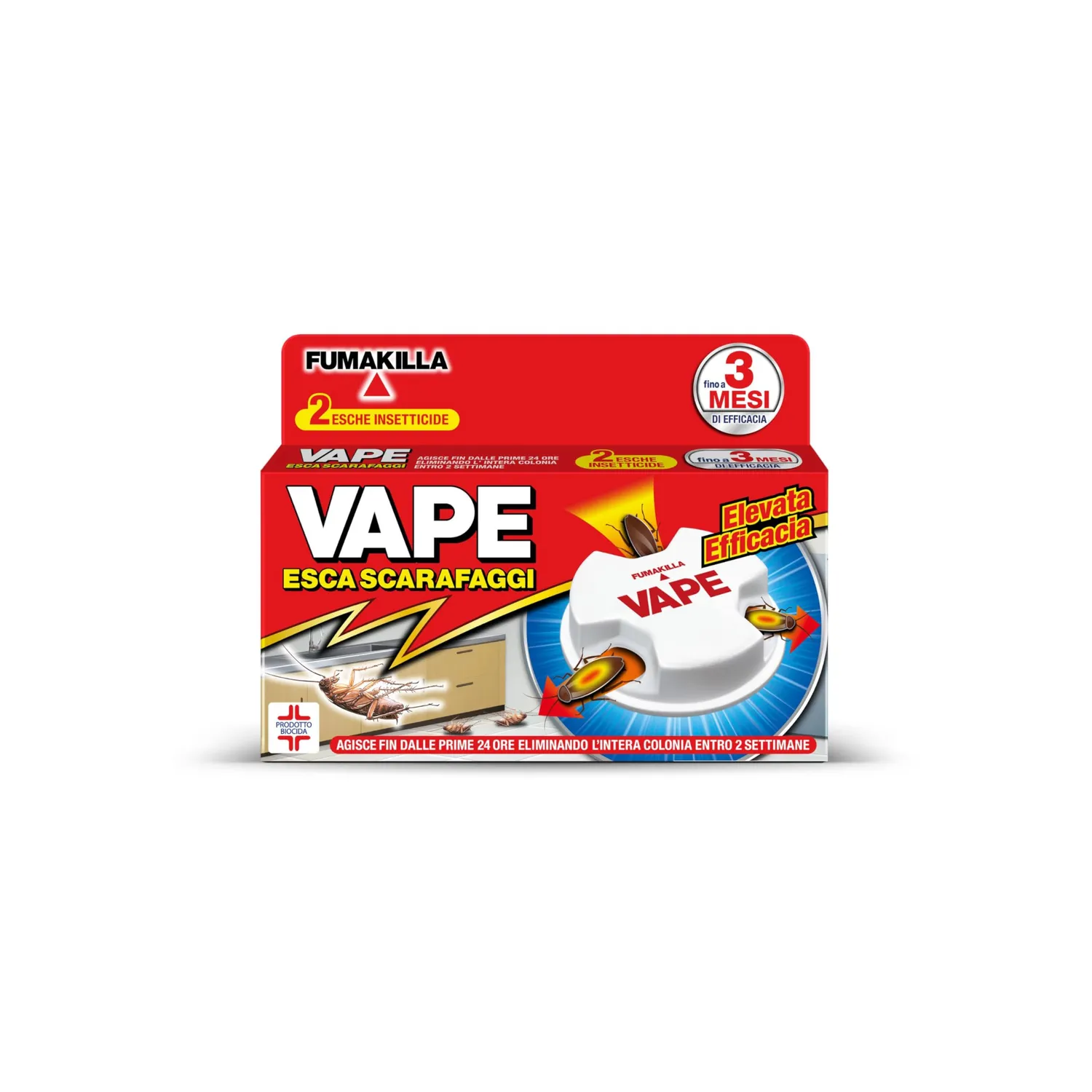 Vape Scarafaggi e Formiche insetticida polvere 250 g pronta uso