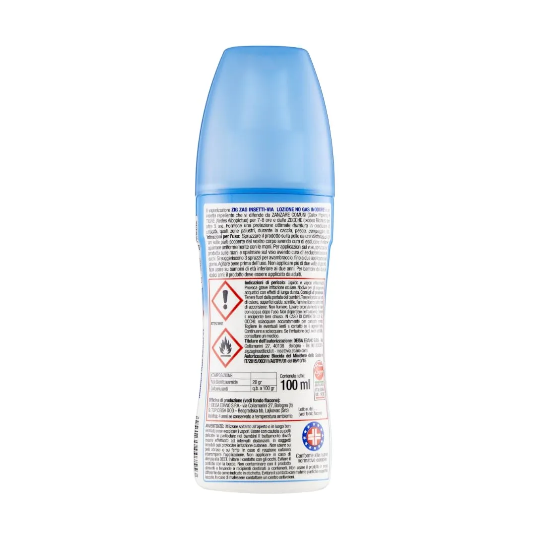 ZigZag Family Insettivia Tropical lozione antizanzare 100 ml DEET 20%