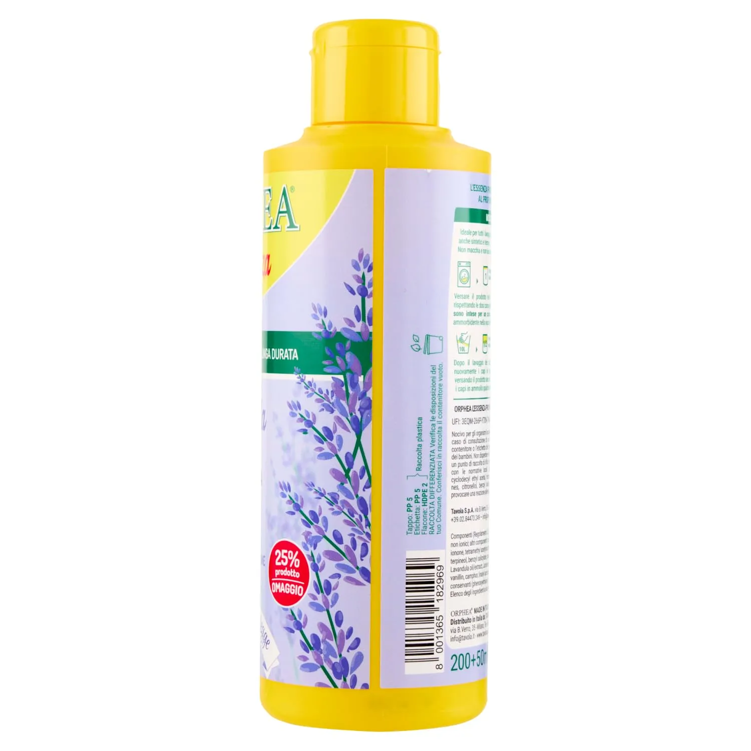 Orphea Essenza Biancheria Profumo Lavanda 200 ml 20 Lavaggi